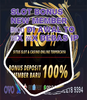 Slot bonus 100 member baru