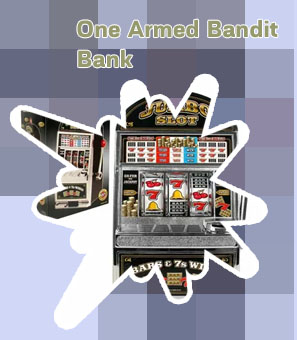 Slot machine savings bank